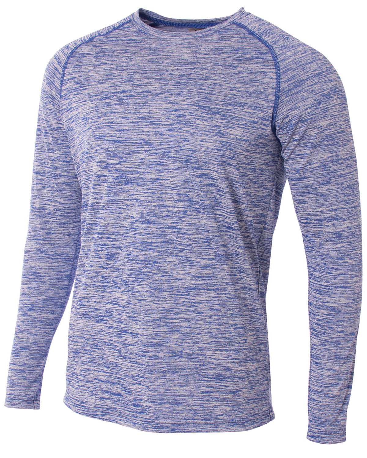 Adult Space Dye Long Sleeve Raglan T-Shirt