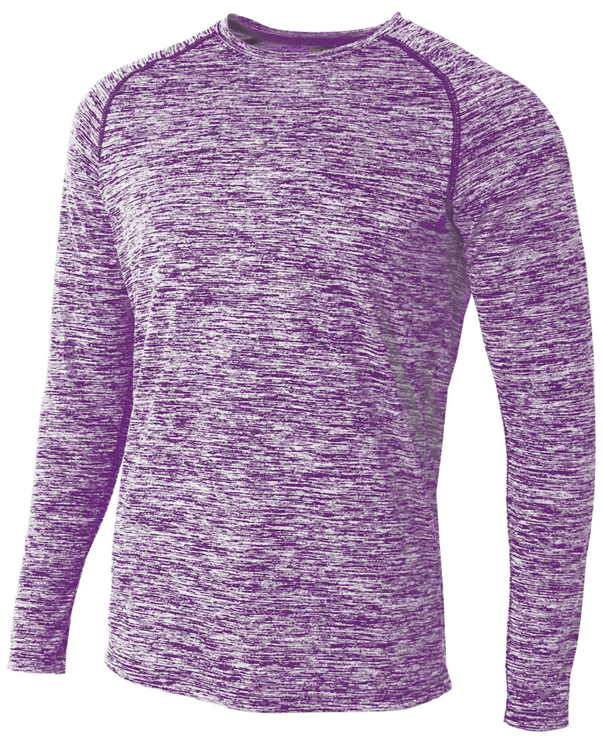 Adult Space Dye Long Sleeve Raglan T-Shirt