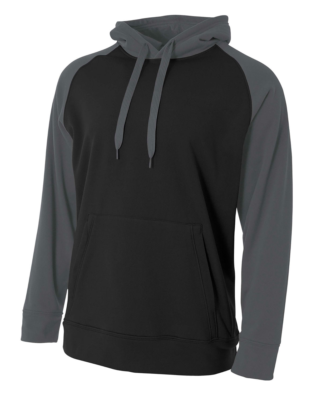 A4 Men's Color Block Tech Fleece Hoodie: Modern Comfort