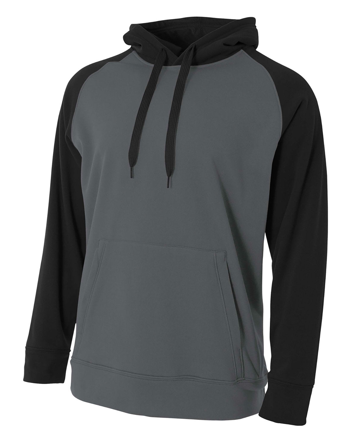 A4 Men's Color Block Tech Fleece Hoodie: Modern Comfort