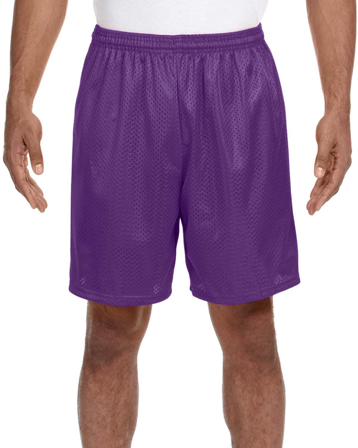 A4 Adult Seven Inch Inseam Mesh Short: Breathable Performance