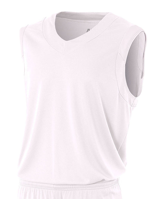 Youth Moisture Management V Neck Muscle Shirt