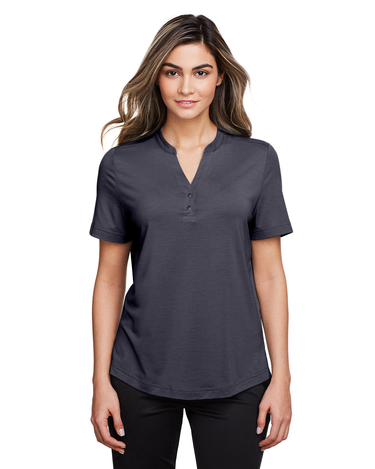 Elevate Your Look with the North End Ladies' Jaq Snap-Up Stretch Performance Polo