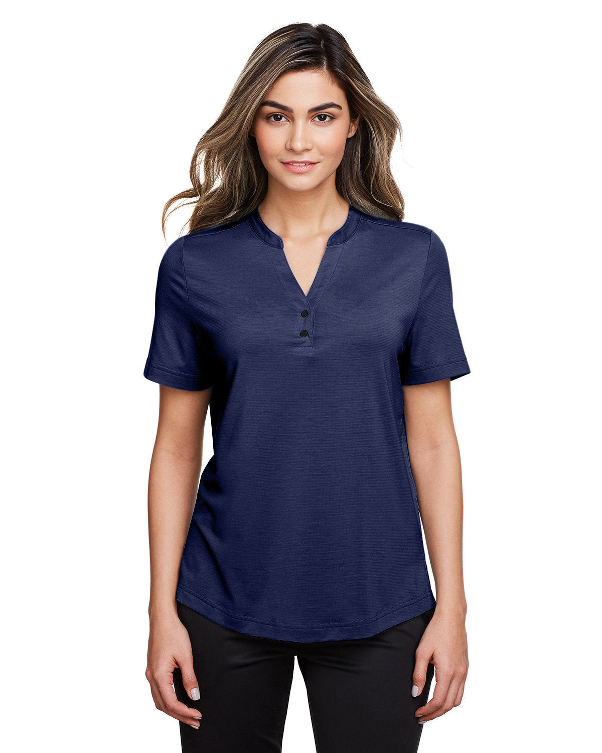 Elevate Your Look with the North End Ladies' Jaq Snap-Up Stretch Performance Polo