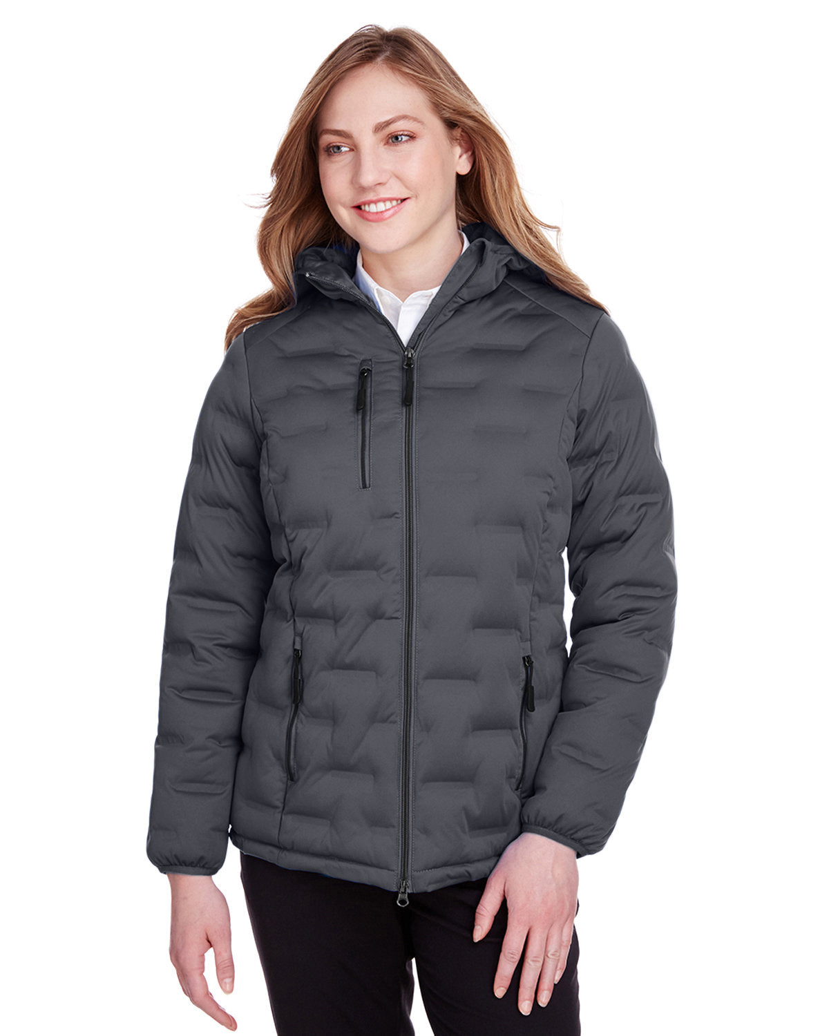 Elevate Your Winter Look with the North End Ladies' Loft Puffer Jacket