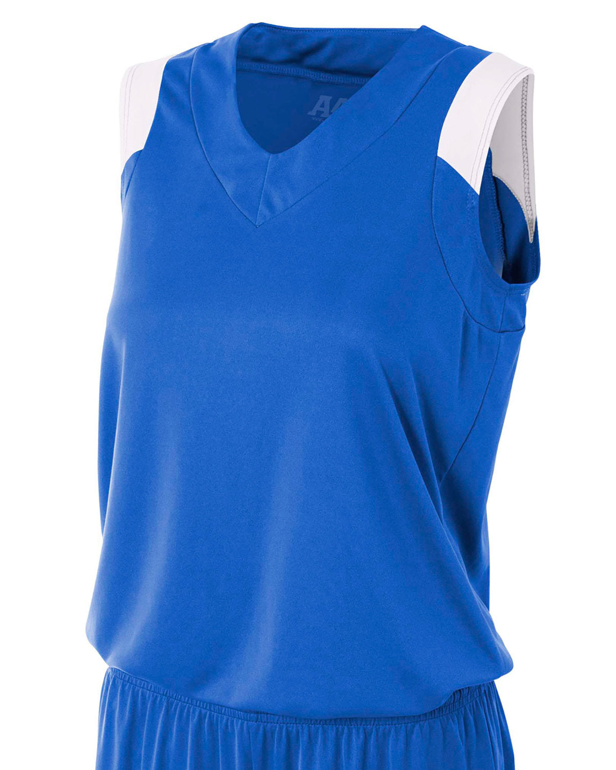 Ladies' Moisture Management V Neck Muscle Shirt
