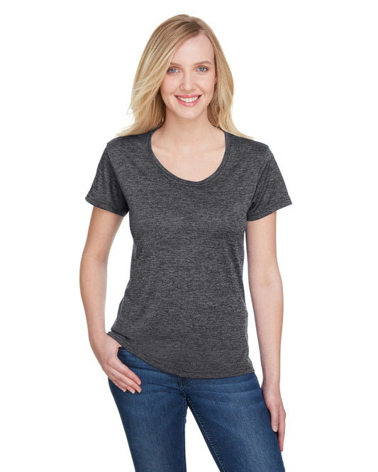 A4 Ladies' Tonal Space-Dye T-Shirt: Stylish Comfort