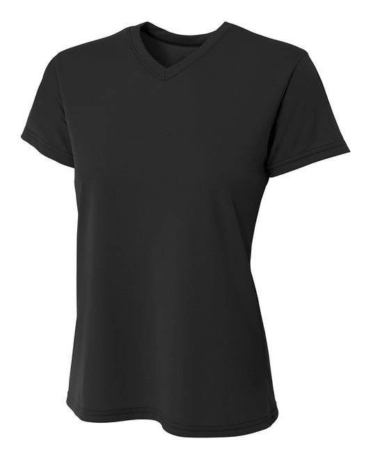 A4 Ladies' Sprint Performance V-Neck T-Shirt: Elegance in Motion