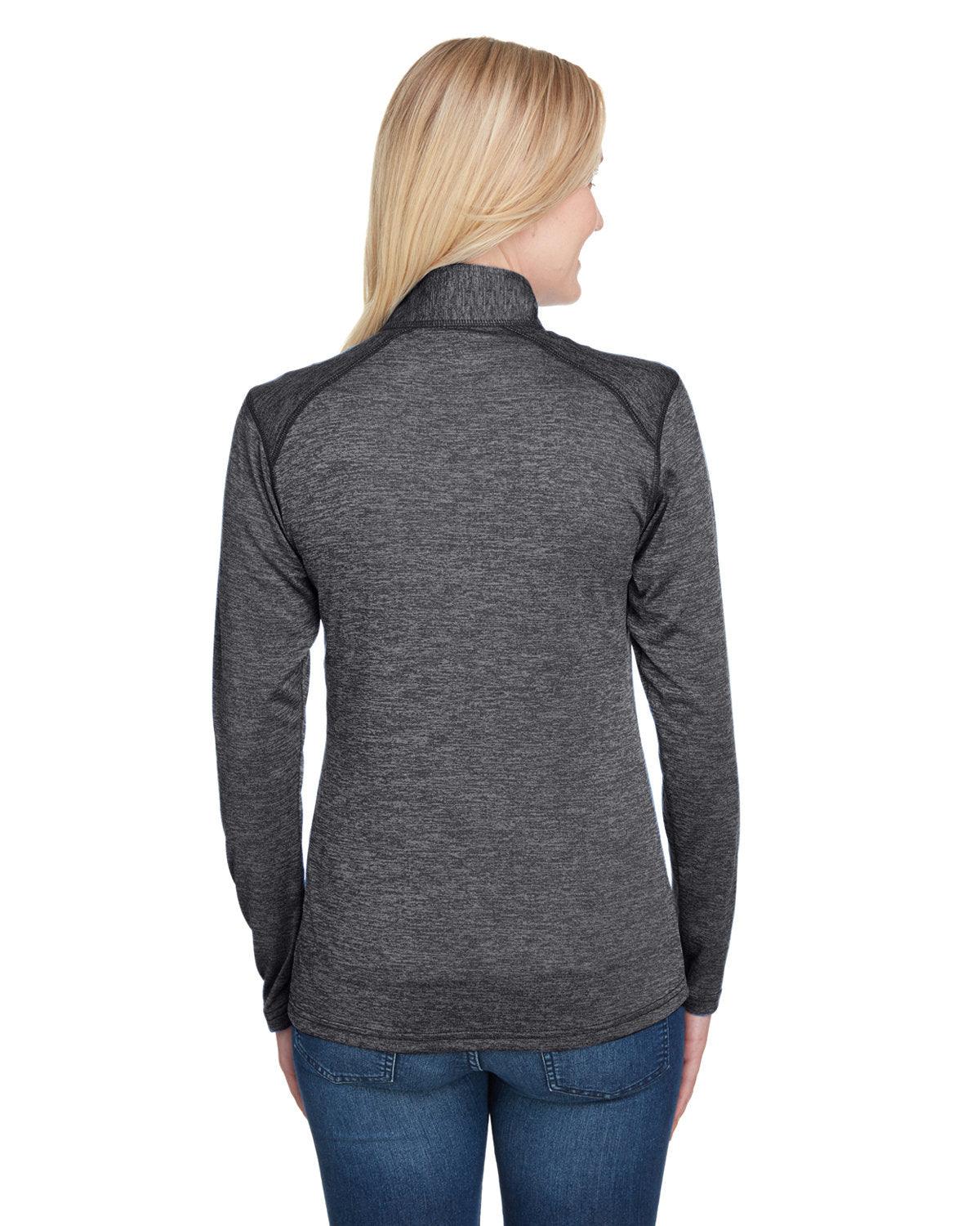 Ladies' Tonal Space-Dye Quarter-Zip - Apparel Globe