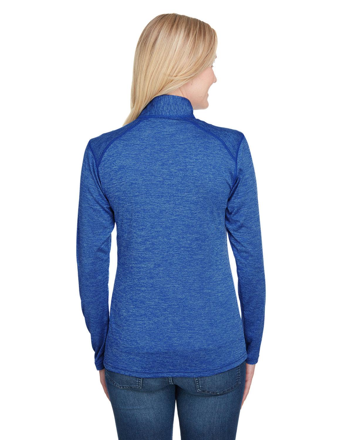 Ladies' Tonal Space-Dye Quarter-Zip - Apparel Globe
