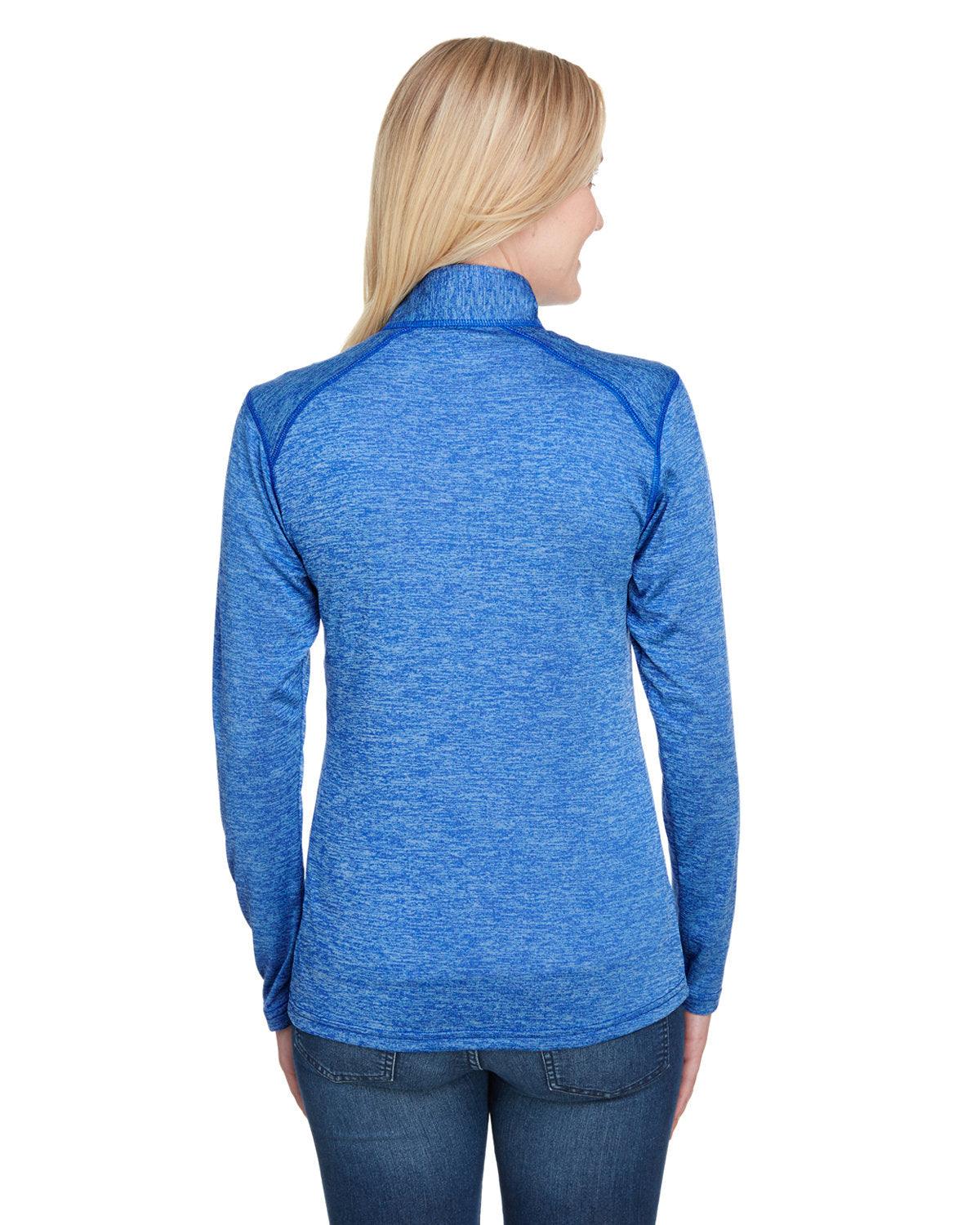 Ladies' Tonal Space-Dye Quarter-Zip - Apparel Globe
