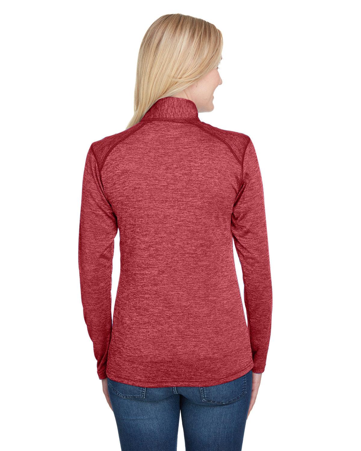 Ladies' Tonal Space-Dye Quarter-Zip - Apparel Globe