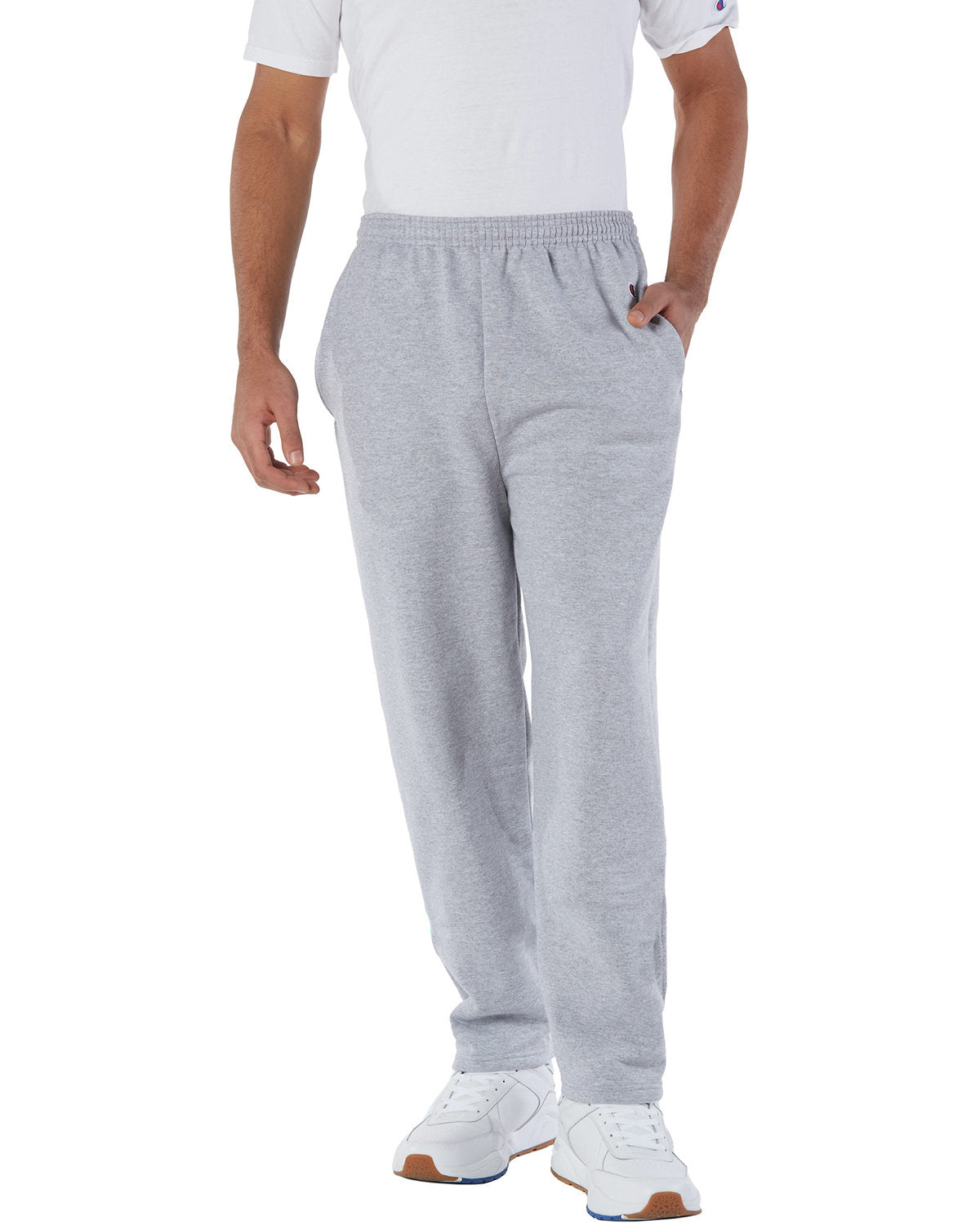 Champion Performance: The Adult Powerblend® Open-Bottom Fleece Pant with Pockets