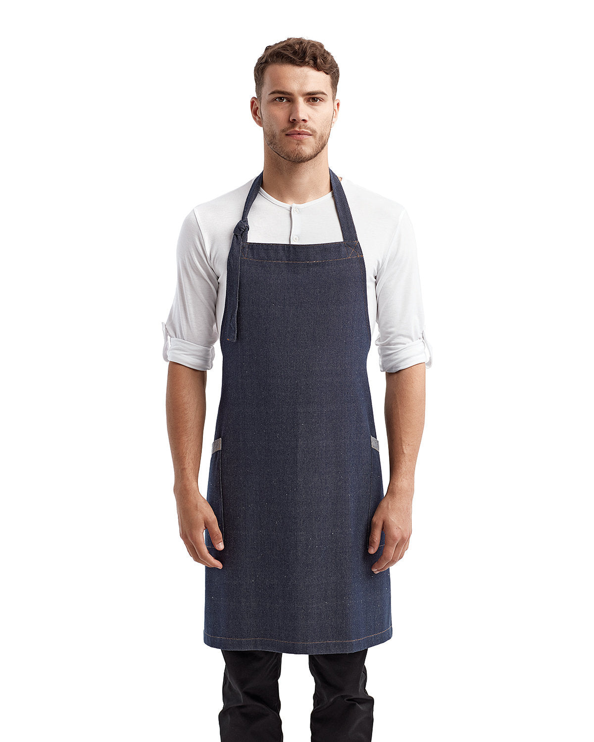Artisan Renewal: The Unisex 'Regenerate' Sustainable Bib Apron from the Artisan Collection by Reprime