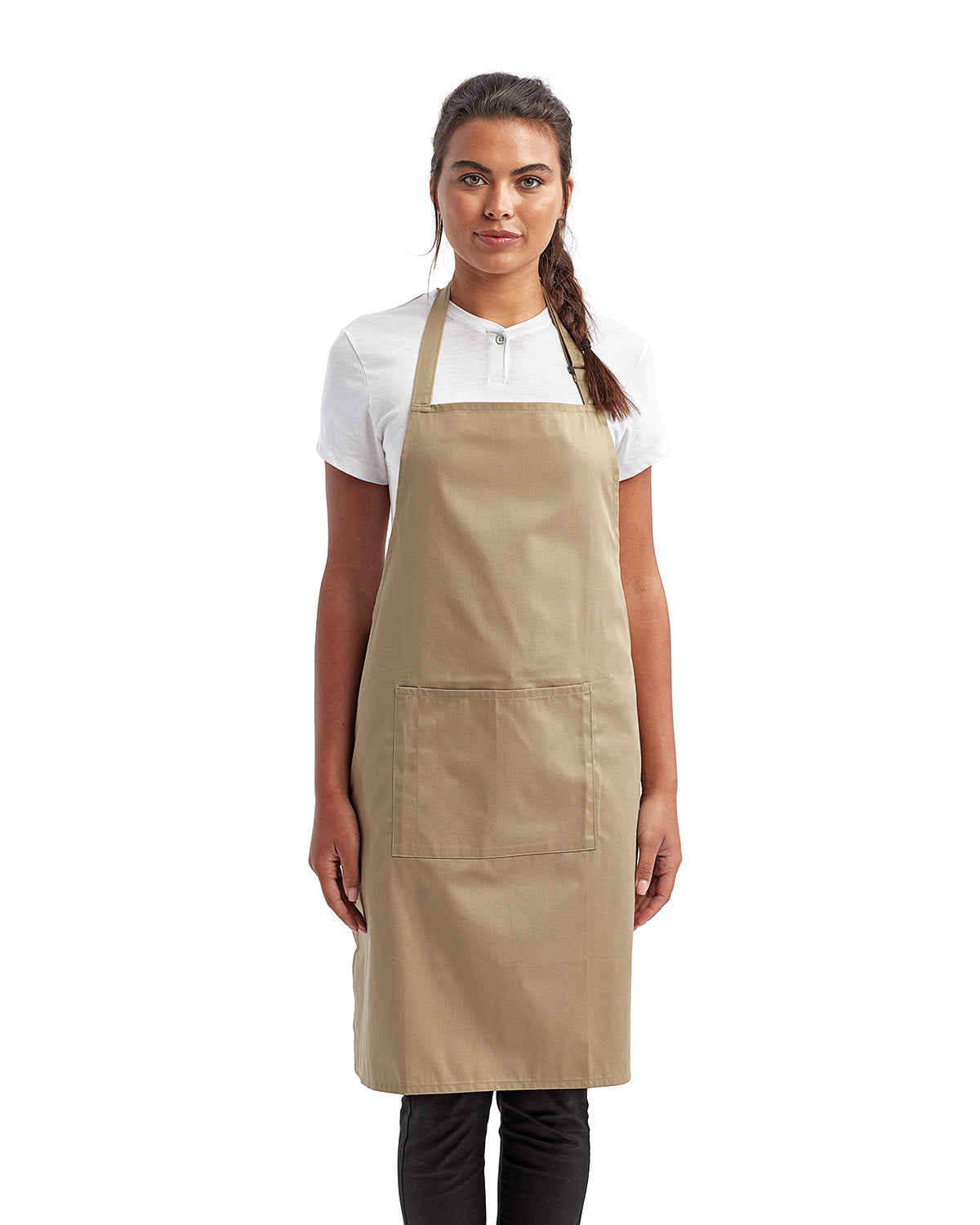 Artisan Harmony: The Unisex 'Colours' Sustainable Pocket Bib Apron from the Artisan Collection by Reprime