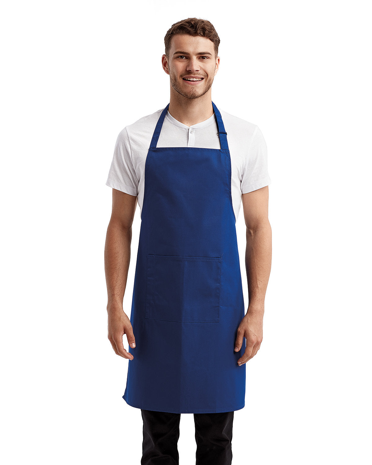 Artisan Harmony: The Unisex 'Colours' Sustainable Pocket Bib Apron from the Artisan Collection by Reprime