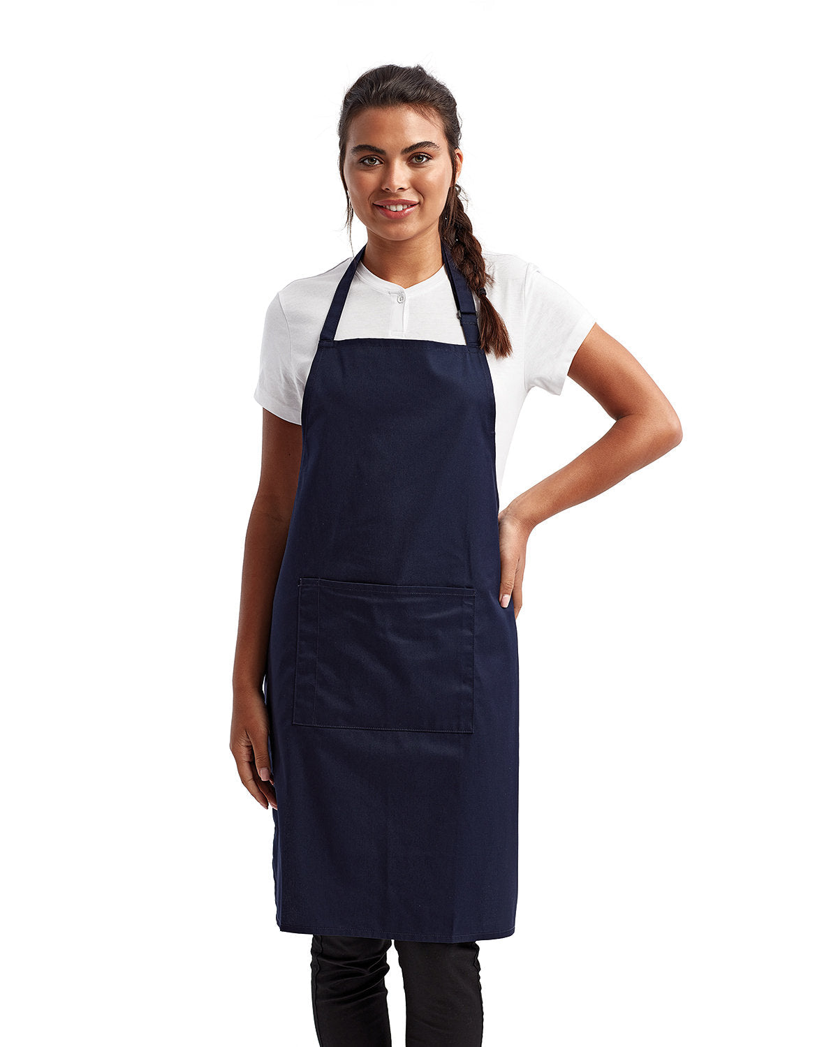 Artisan Harmony: The Unisex 'Colours' Sustainable Pocket Bib Apron from the Artisan Collection by Reprime
