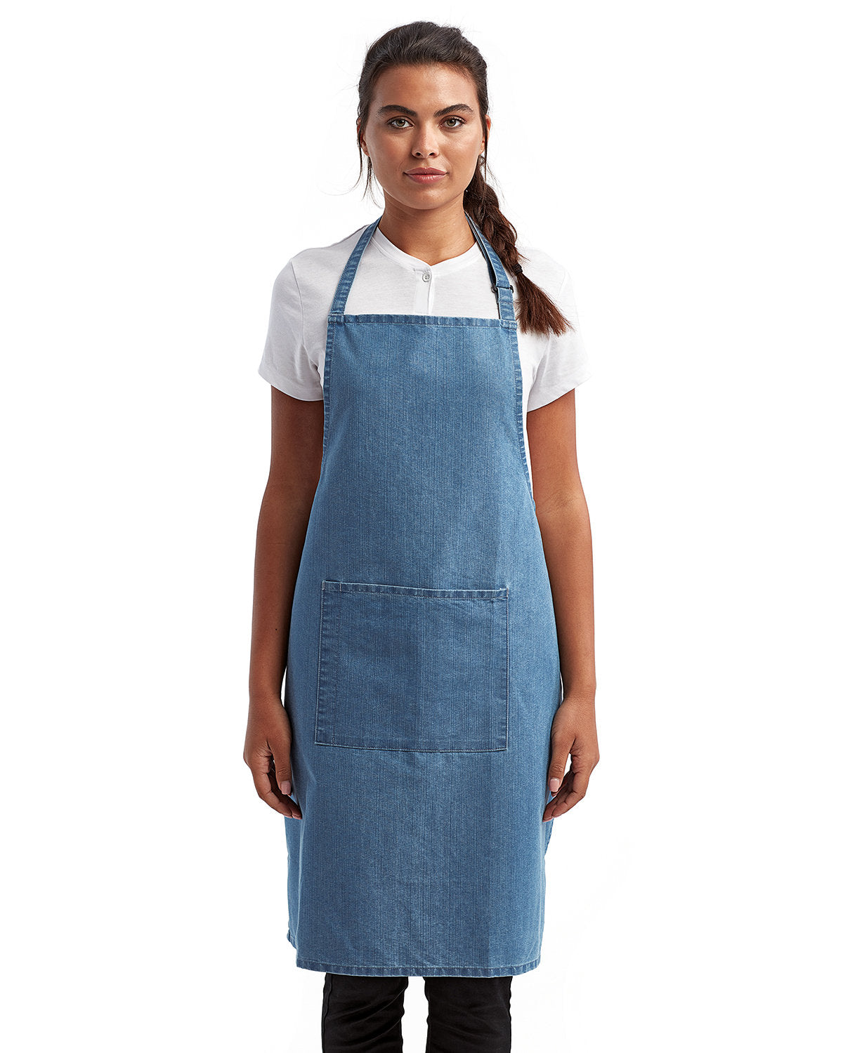 Artisan Harmony: The Unisex 'Colours' Sustainable Pocket Bib Apron from the Artisan Collection by Reprime