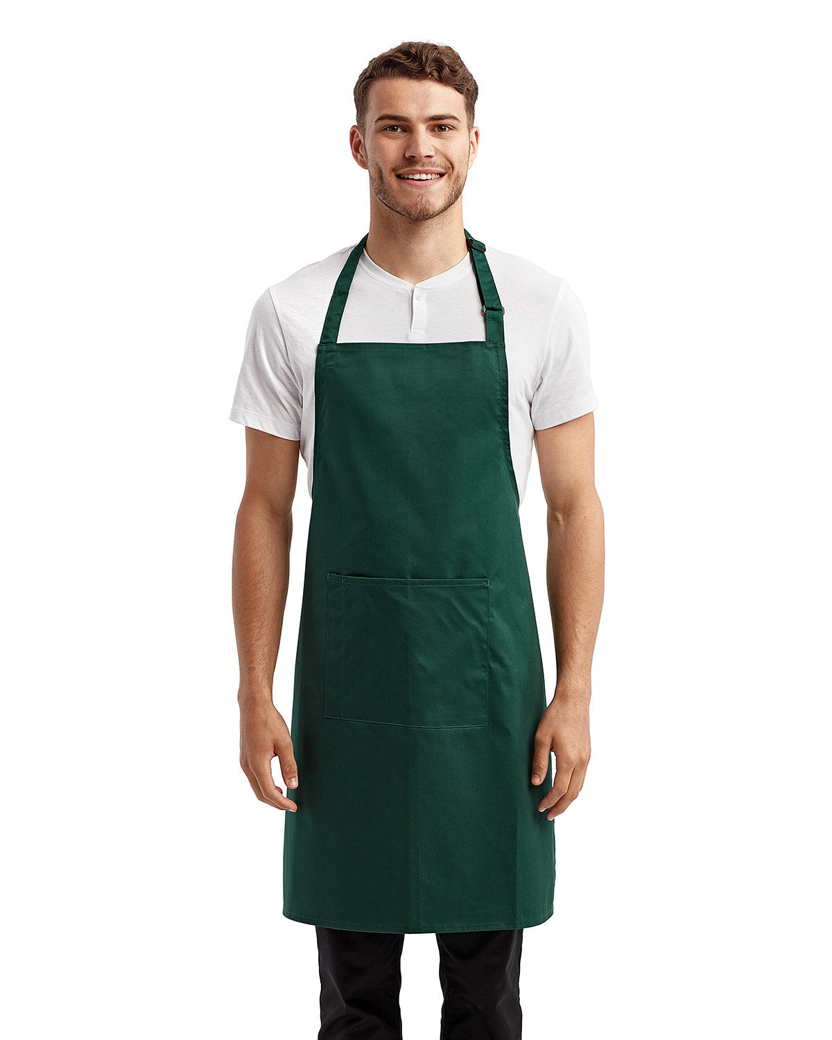 Artisan Harmony: The Unisex 'Colours' Sustainable Pocket Bib Apron from the Artisan Collection by Reprime