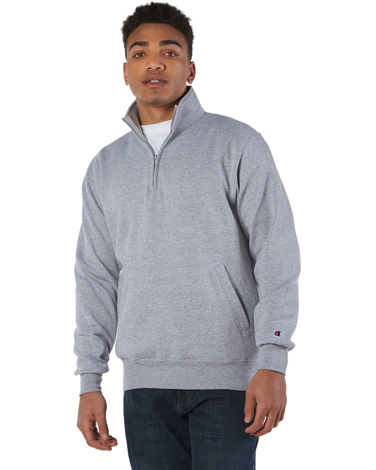Champion Performance: The Adult Powerblend® Quarter-Zip Pullover