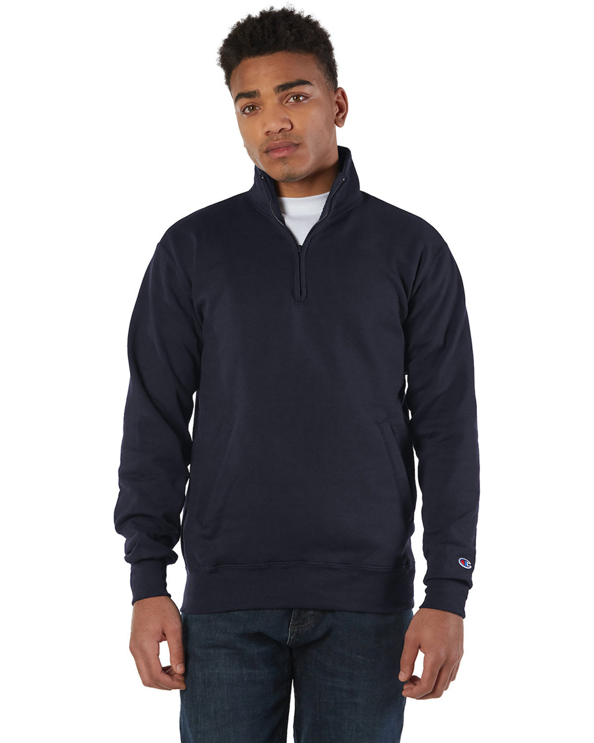 Champion Performance: The Adult Powerblend® Quarter-Zip Pullover