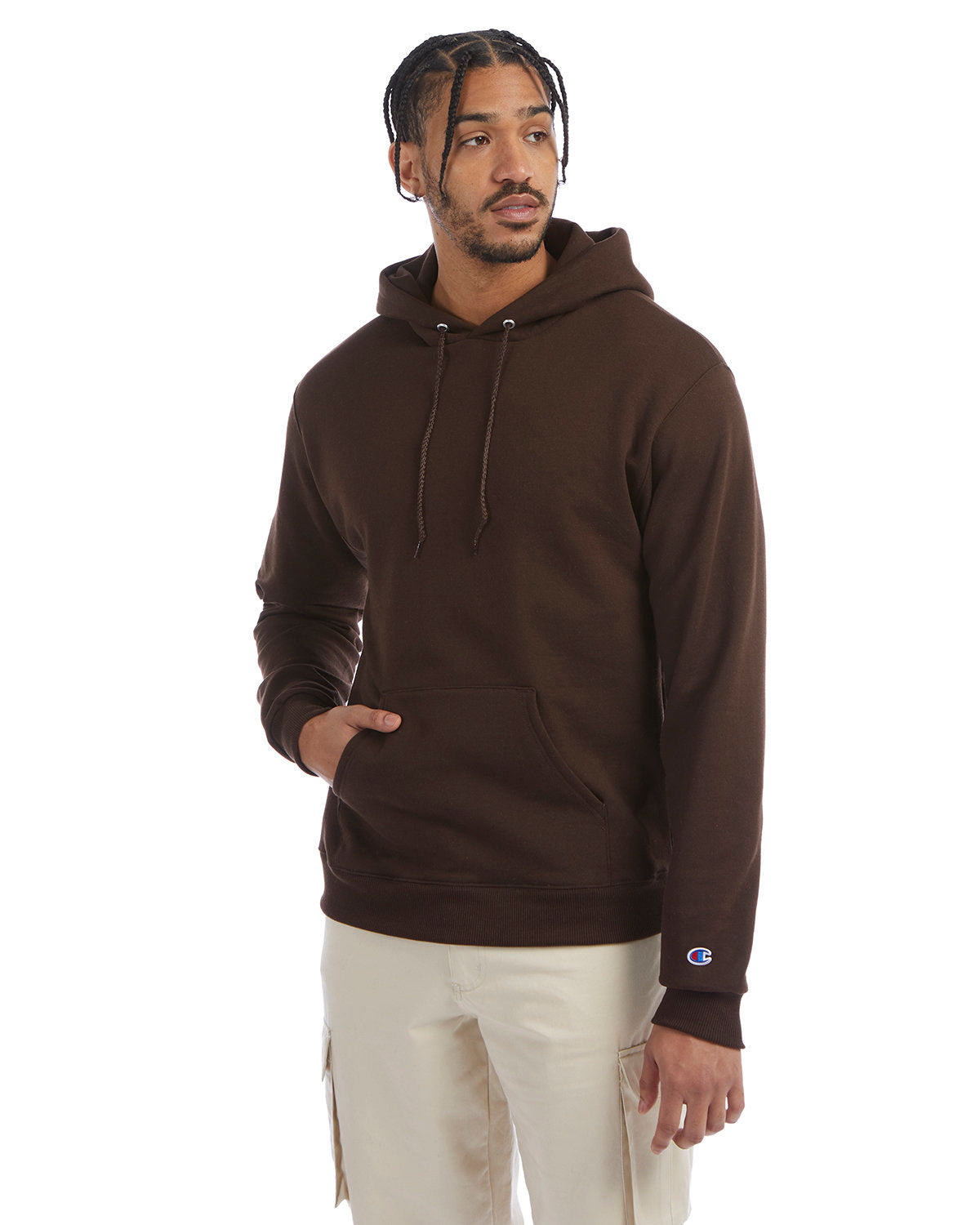 Champion Performance: The Adult PowerblendÂ® Pullover Hooded Sweatshirt