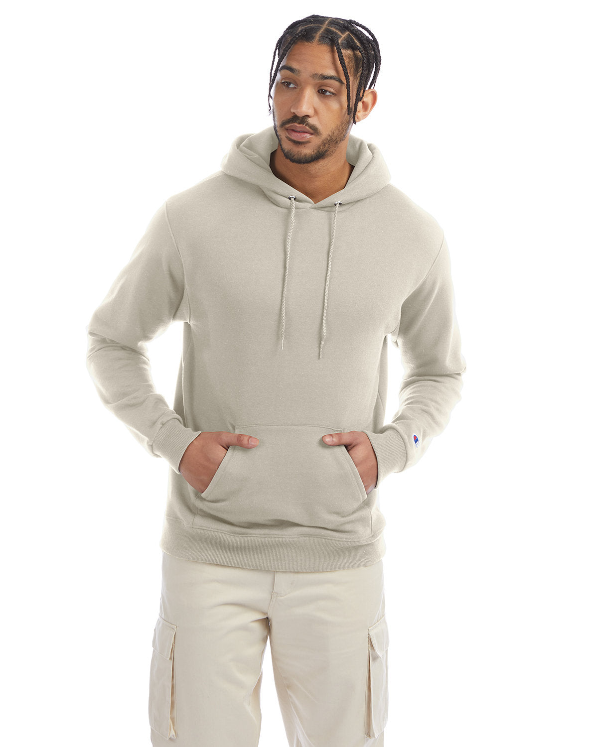 Champion Performance: The Adult PowerblendÂ® Pullover Hooded Sweatshirt