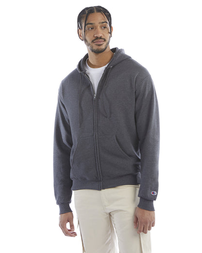 Champion Performance: The Adult PowerBlend® Full-Zip Hooded Sweatshirt