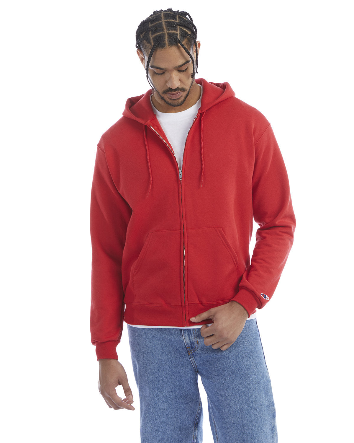 Champion Performance: The Adult PowerBlend® Full-Zip Hooded Sweatshirt