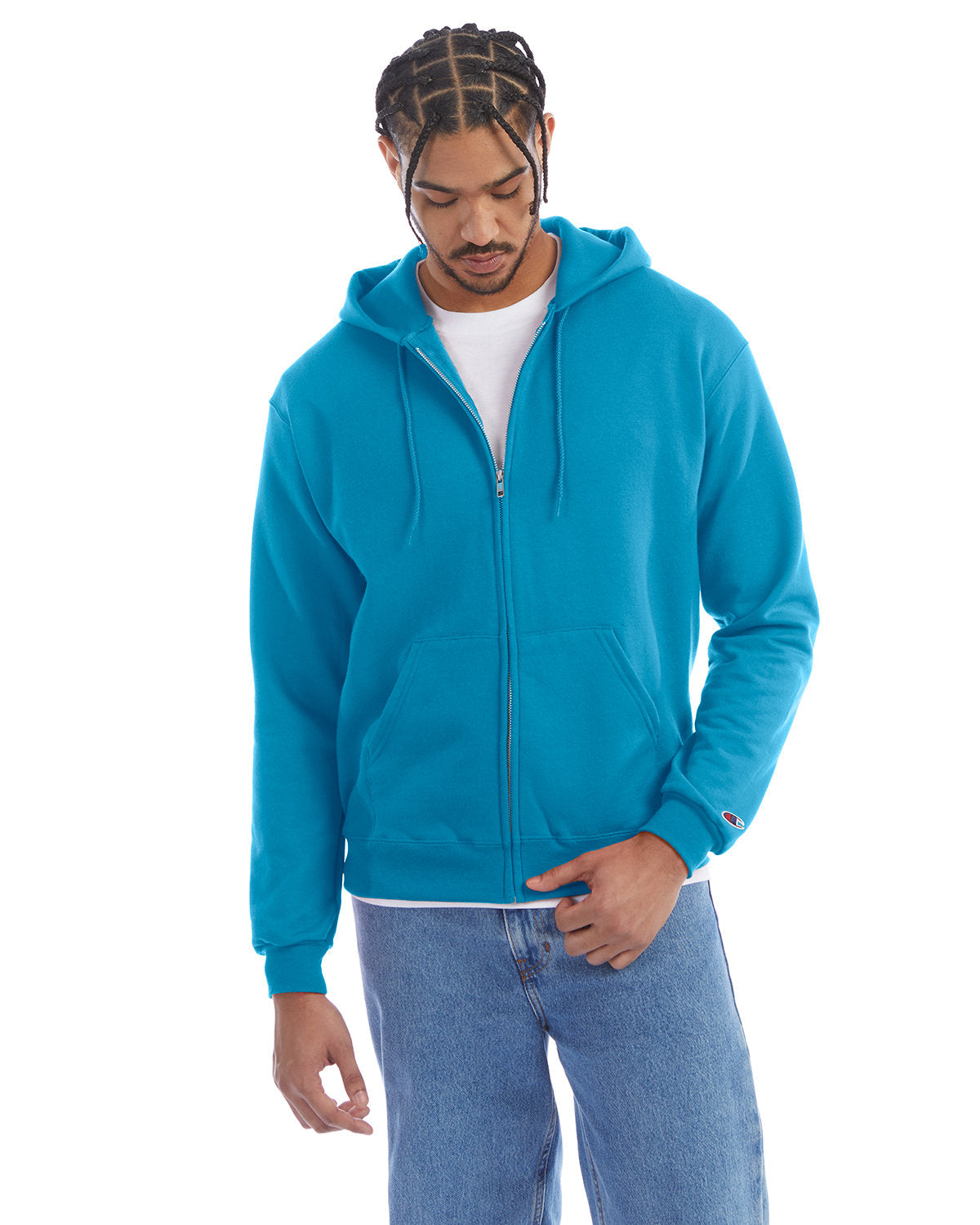 Champion Performance: The Adult PowerBlend® Full-Zip Hooded Sweatshirt