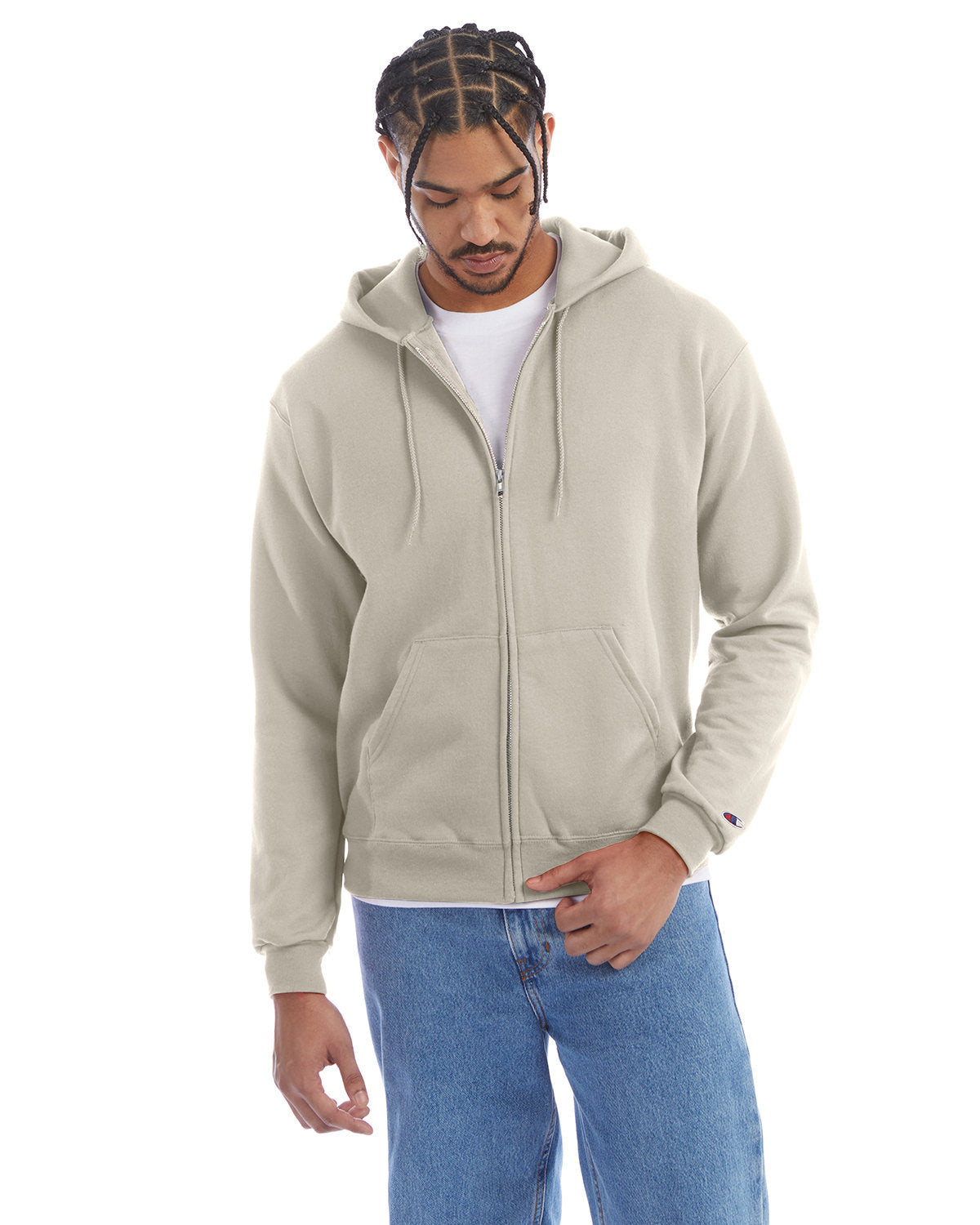 Champion Performance: The Adult PowerBlend® Full-Zip Hooded Sweatshirt