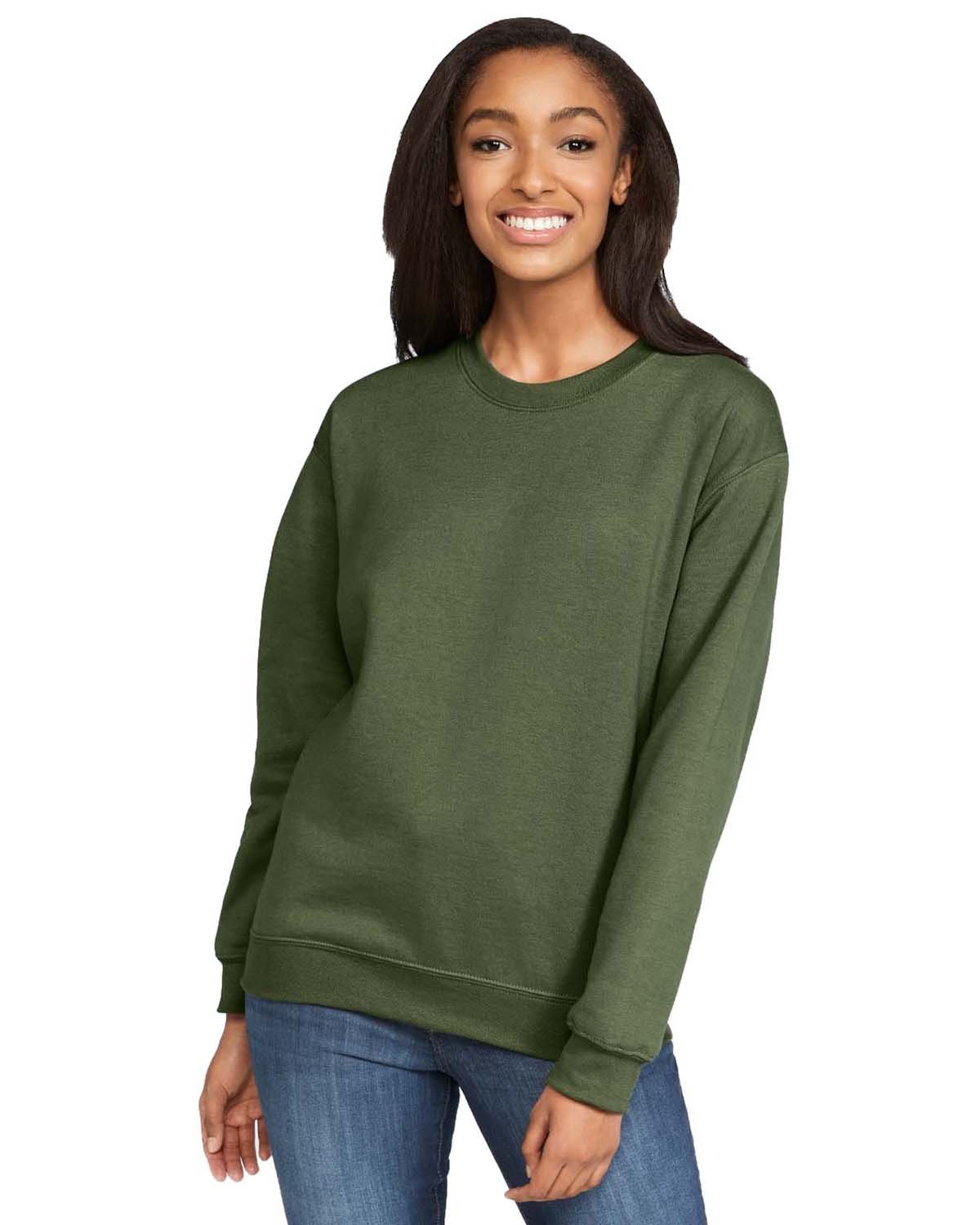 Gildan Adult SoftstyleÂ® Fleece Crew Sweatshirt SF000