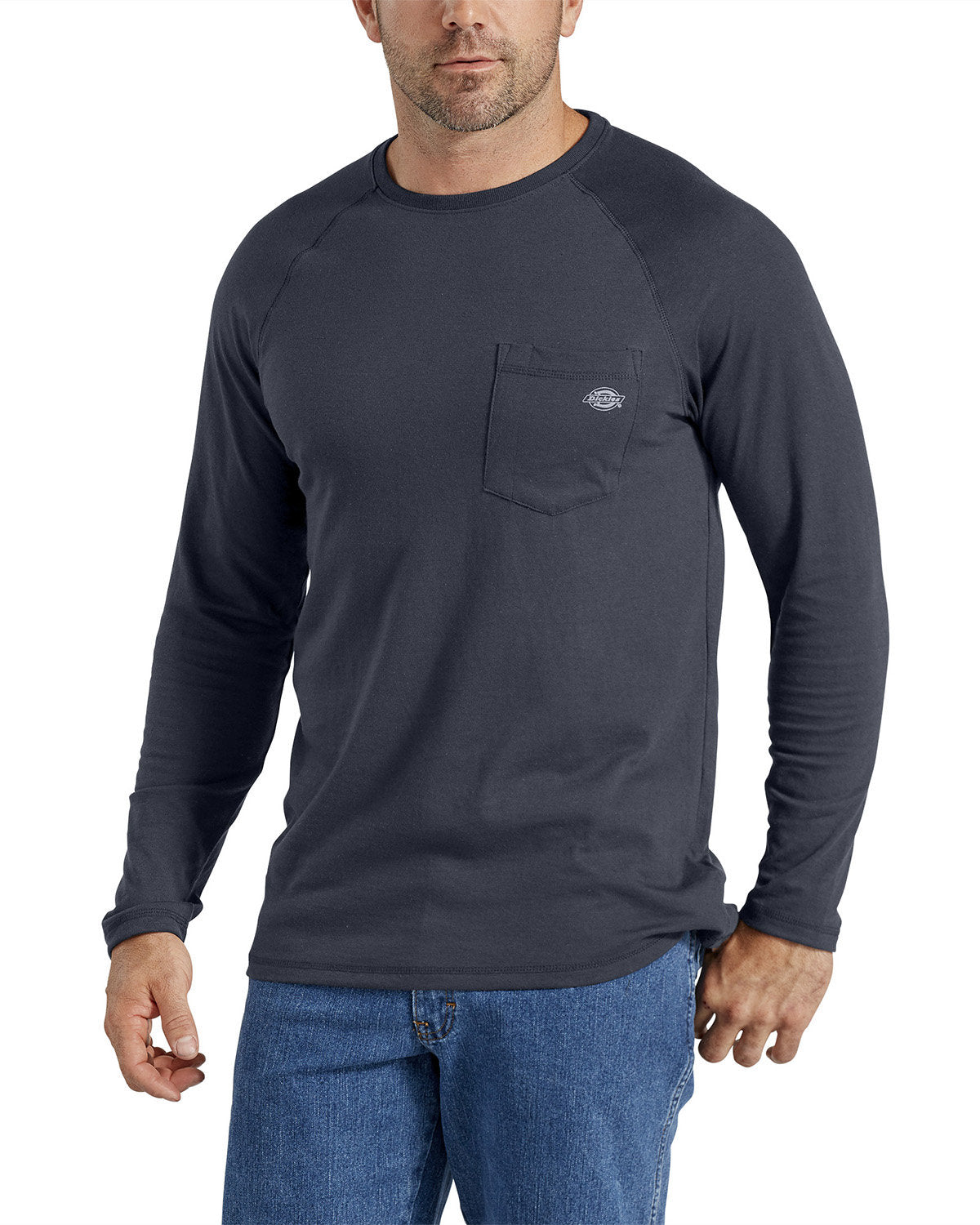 Dickies Men's Temp-iQ Performance Cooling Long Sleeve Pocket T-Shirt SL600