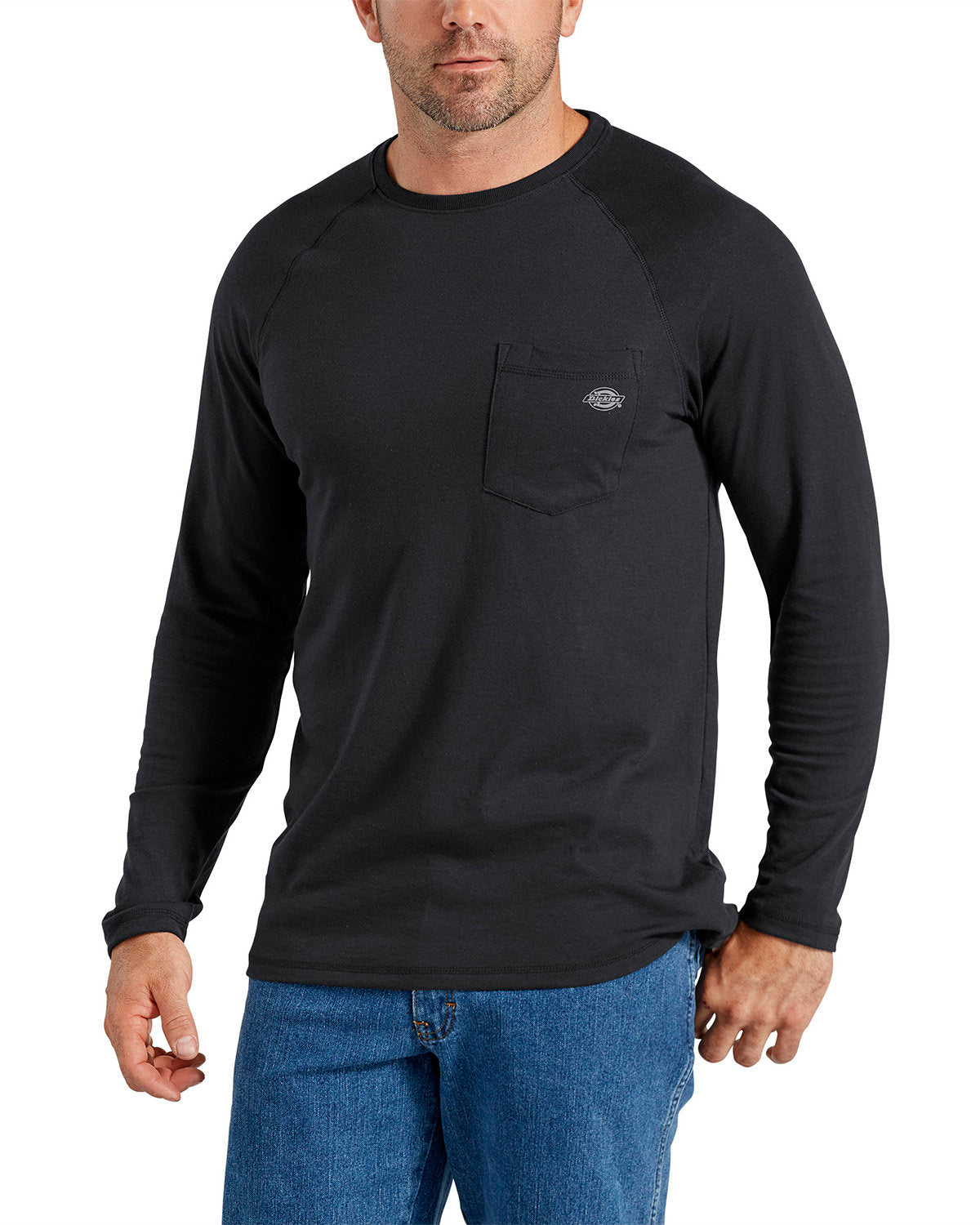 Dickies Men's Tall Temp-iQ Performance Cooling Long Sleeve Pocket T-Shirt SL600T