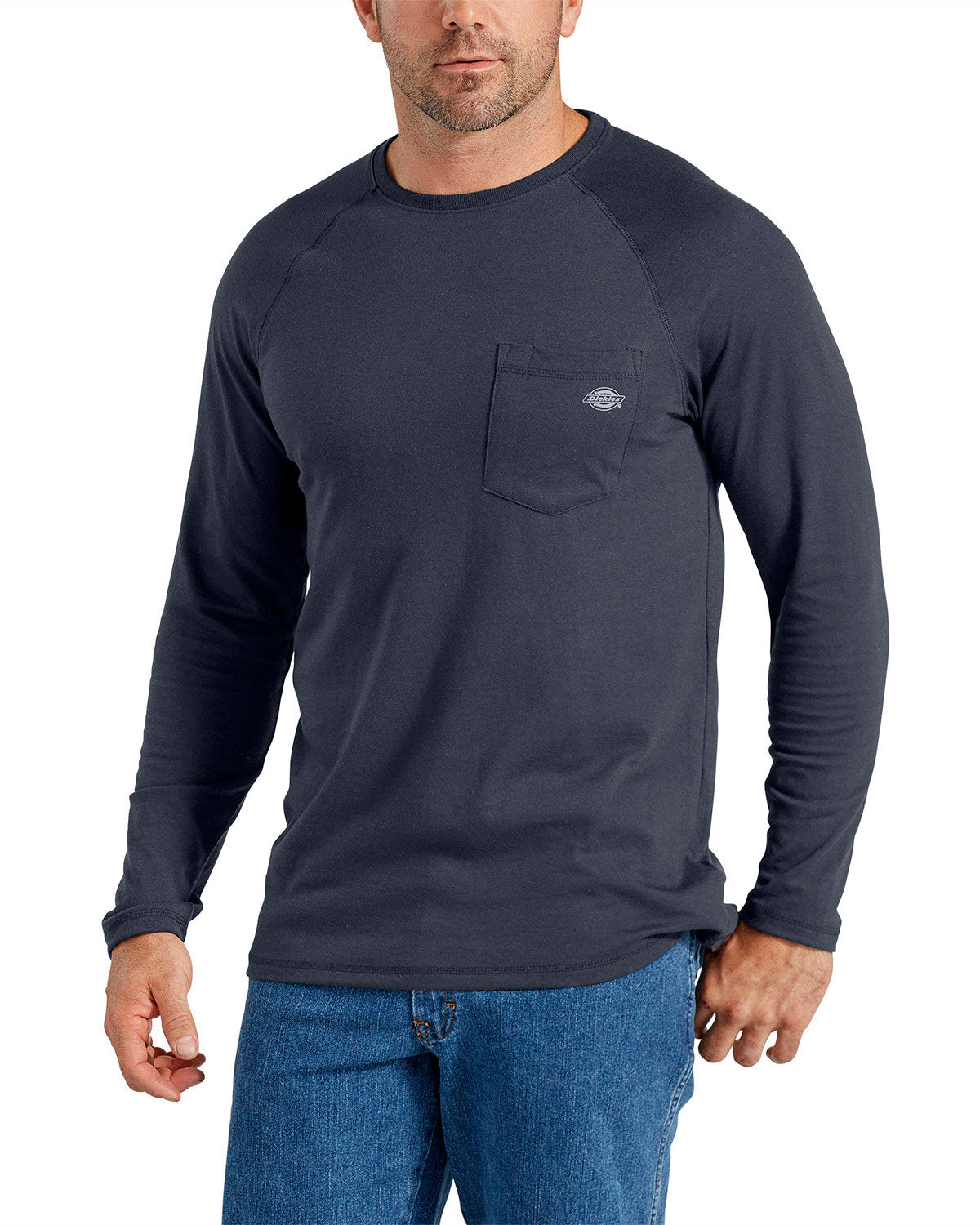 Dickies Men's Tall Temp-iQ Performance Cooling Long Sleeve Pocket T-Shirt SL600T