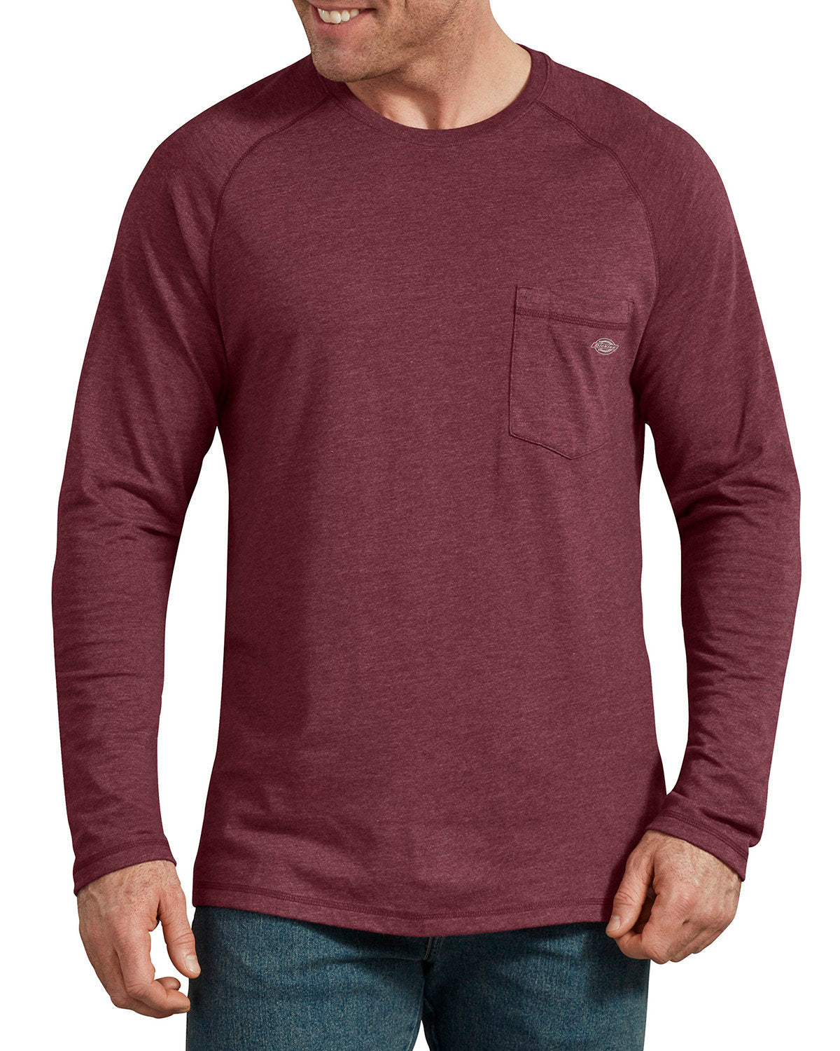 Dickies Men's Tall Temp-iQ Performance Cooling Long Sleeve Pocket T-Shirt SL600T