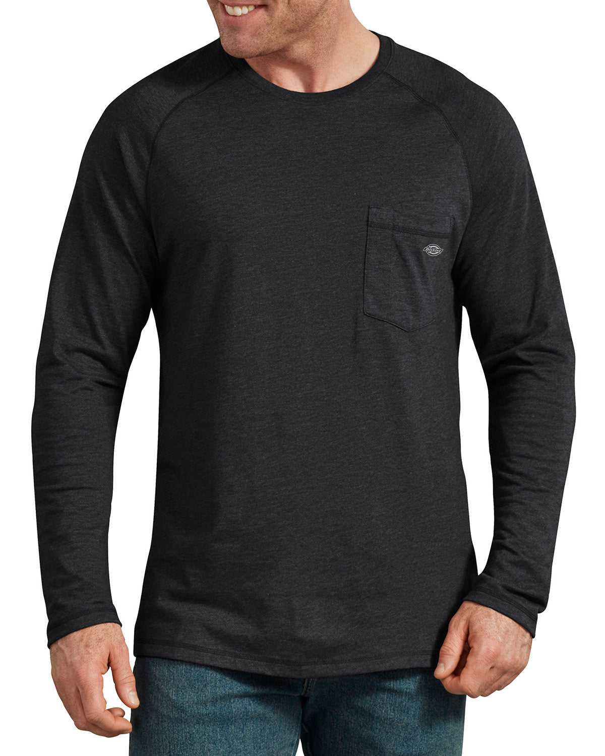Dickies Men's Tall Temp-iQ Performance Cooling Long Sleeve Pocket T-Shirt SL600T