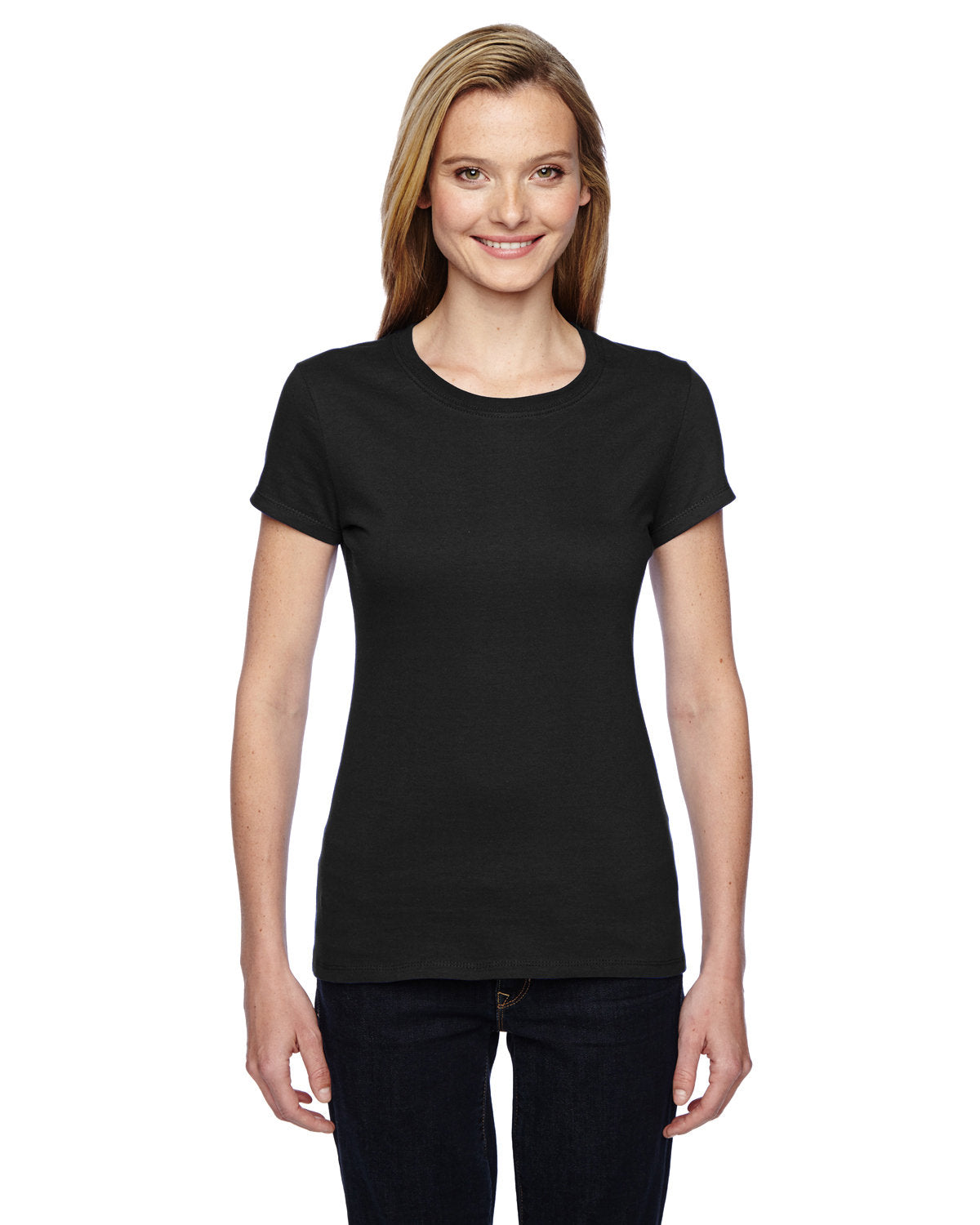 Fruit of the Loom Ladies' SofSpunÂ® Jersey Junior Crew T-Shirt: Effortless Comfort and Style for Her