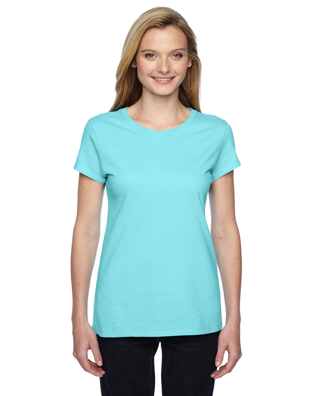 Fruit of the Loom Ladies' SofSpunÂ® Jersey Junior Crew T-Shirt: Effortless Comfort and Style for Her