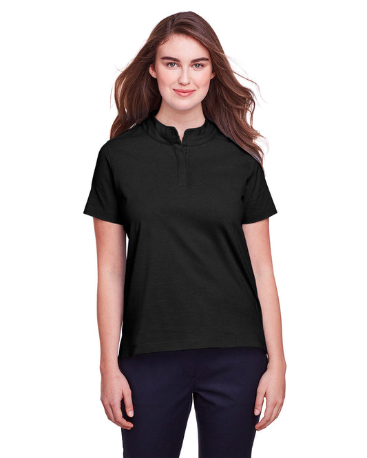 Effortless Flexibility: UltraClub Ladies' Lakeshore Stretch Cotton Performance Polo