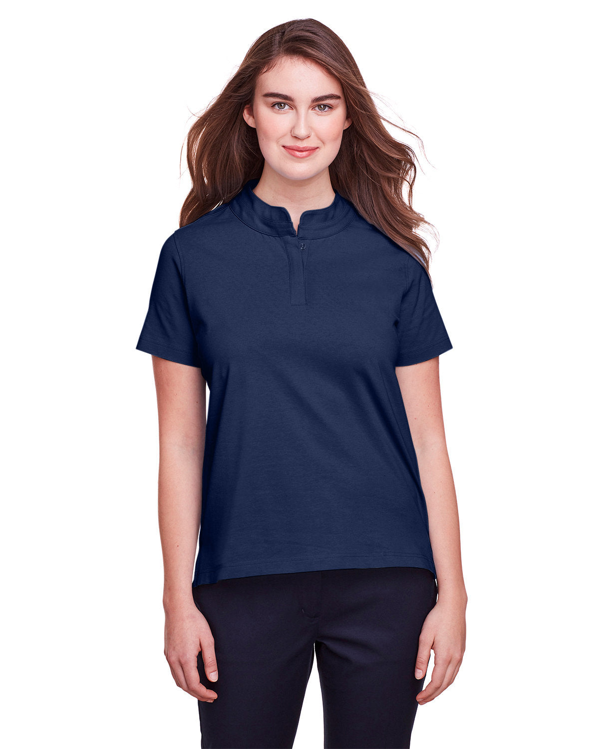 Effortless Flexibility: UltraClub Ladies' Lakeshore Stretch Cotton Performance Polo