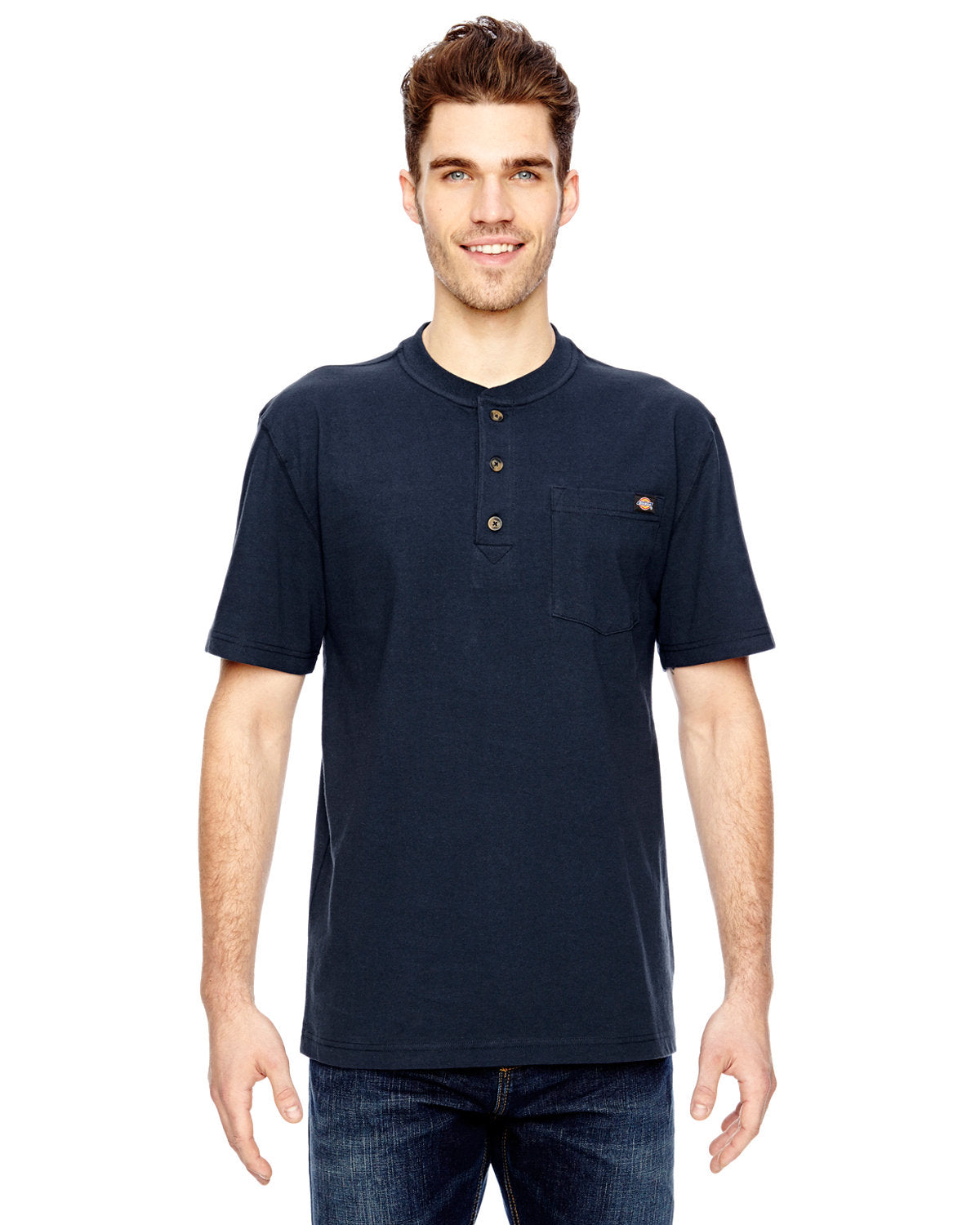 Dickies Men's 6.75 oz. Heavyweight WorkÂ Henley WS451